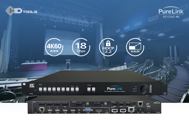 Complete A/V Switching, Processing, and System Control Powered by HDTools™