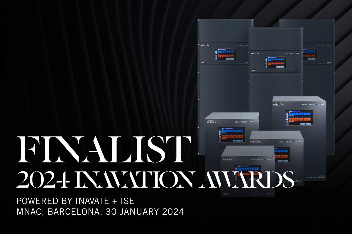 PureLink's Media Axis 2 Matrix Switcher Shortlisted for 2024 Inavation Awards