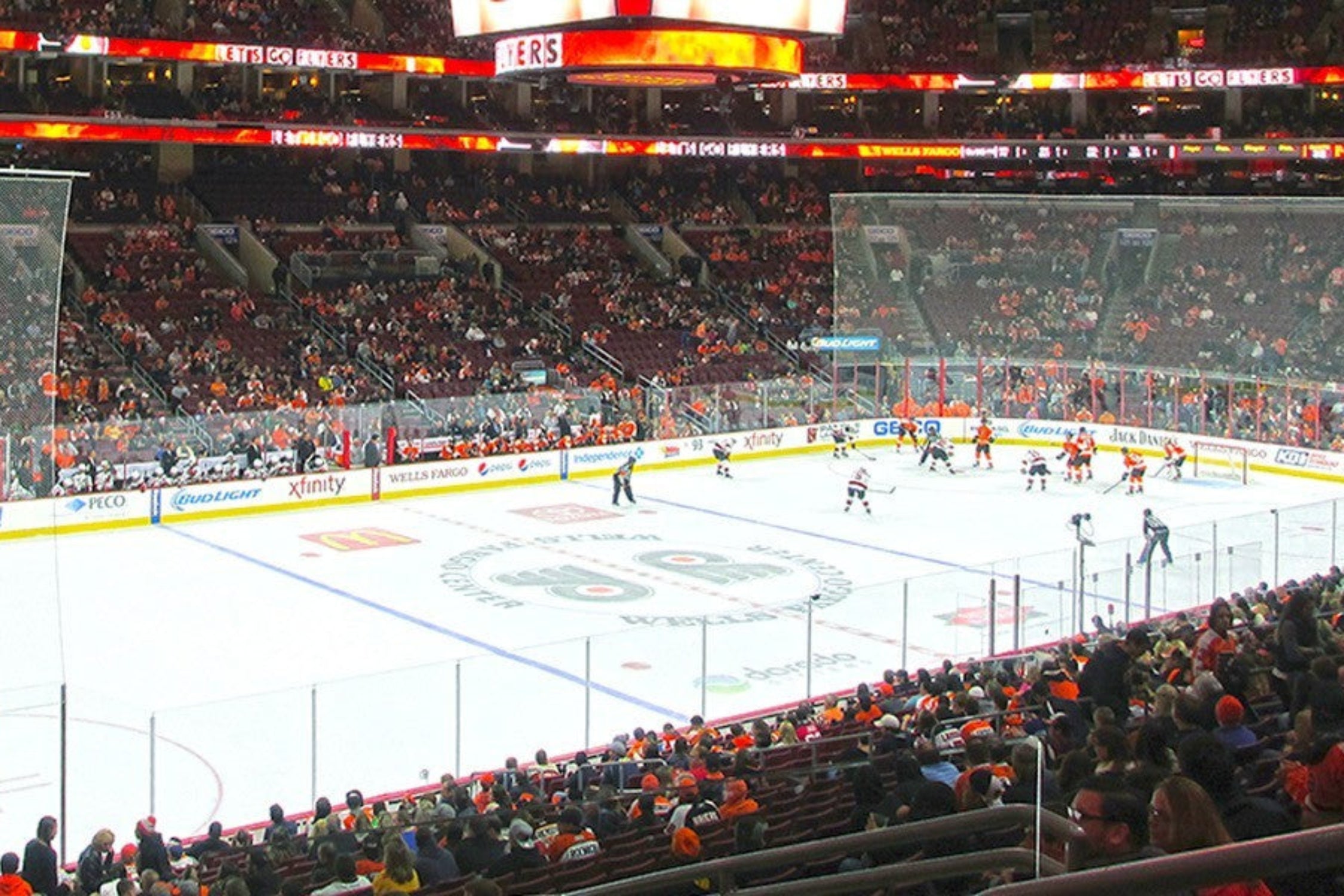 On-Ice Video Distribution at Wells Fargo Center