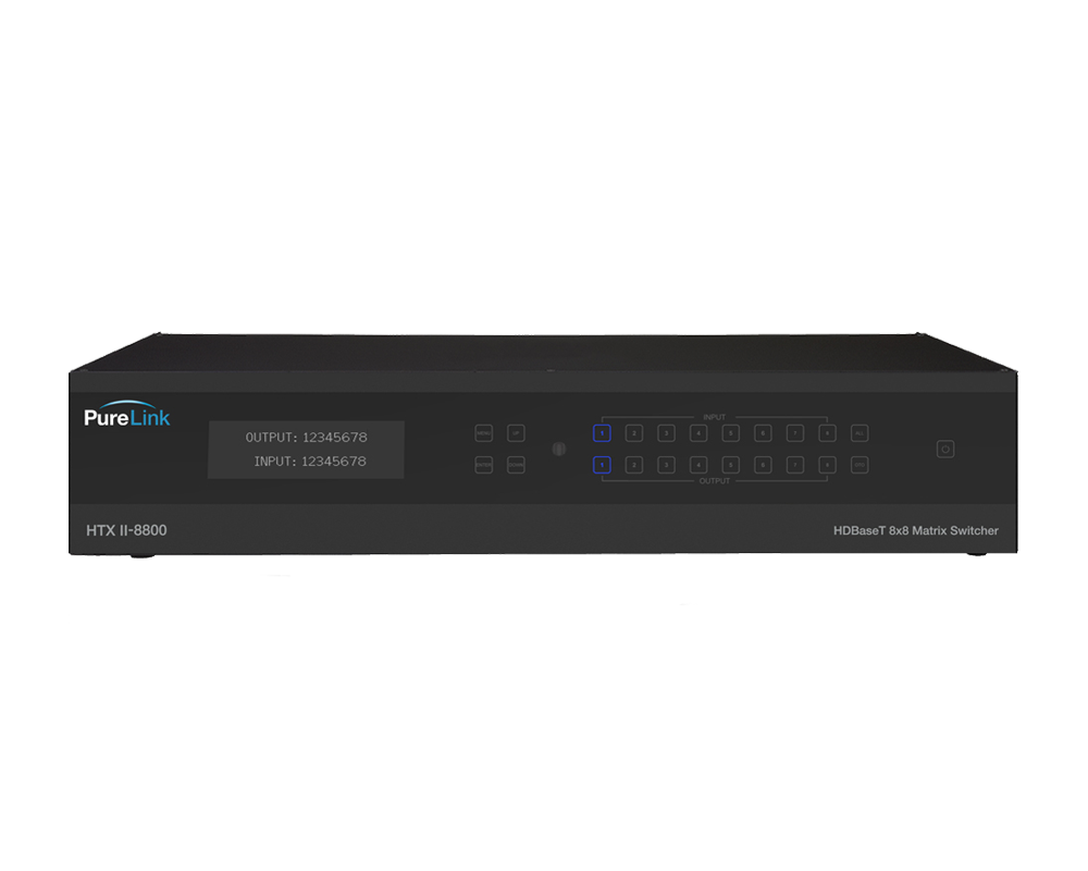 8×8 4K HDMI to HDBaseT Matrix Switcher with PoC