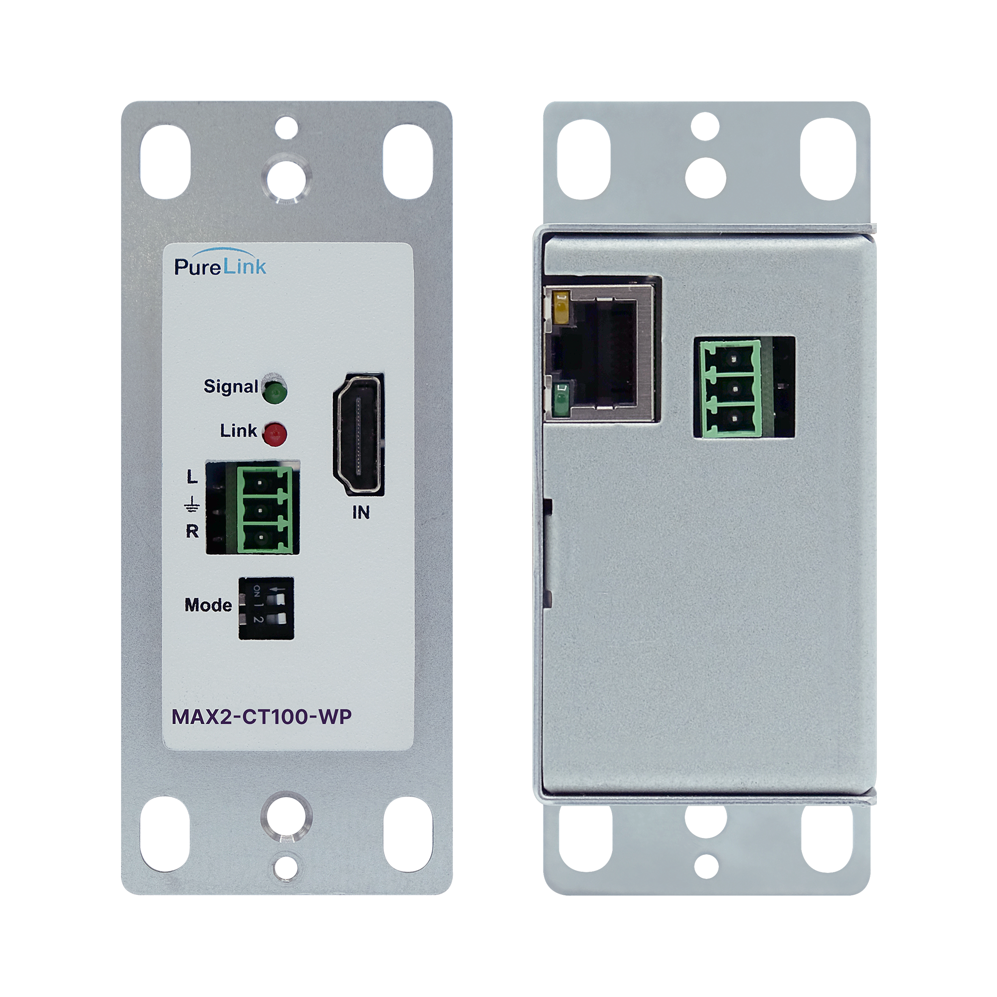 HDMI™ to HDBaseT™ 3.0 Single Gang In-wall Transmitter for Media Axis™ 2