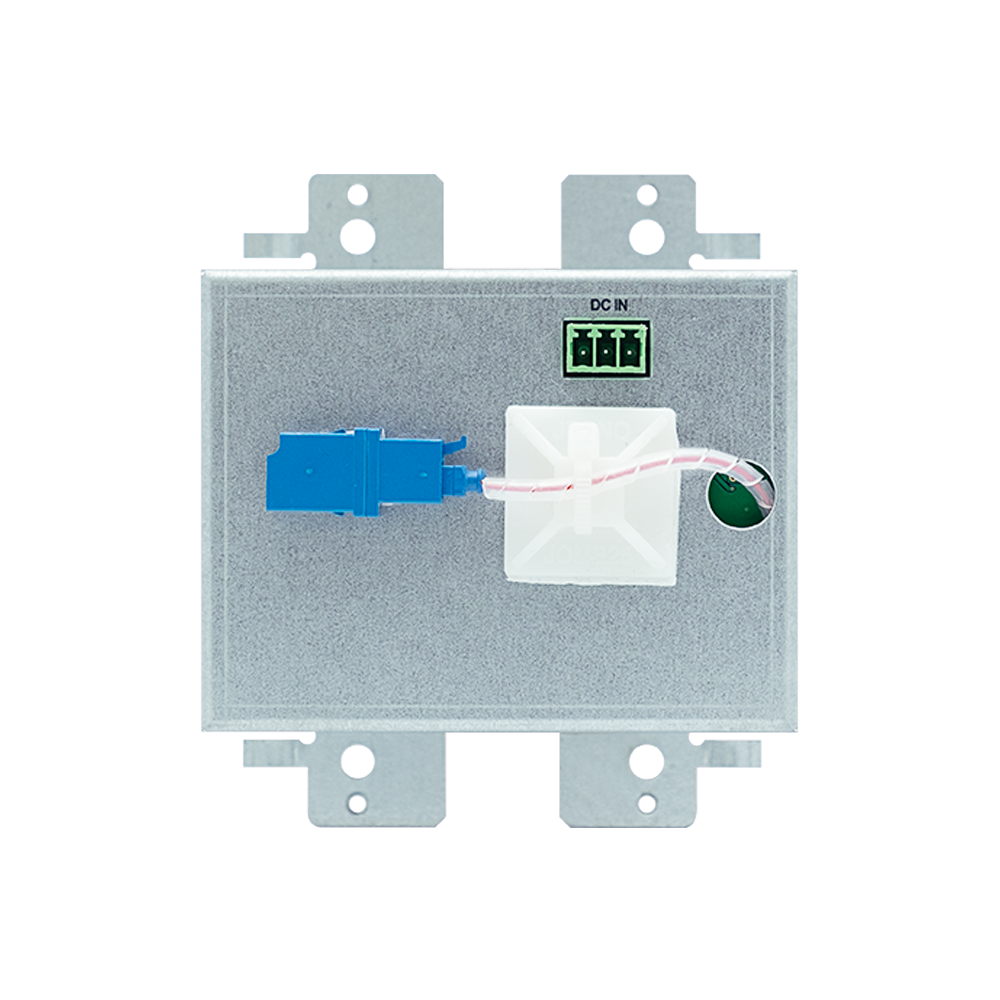 4K60 HDMI™ to Fiber 2 Gang In-wall Transmitter for Media Axis™ 2