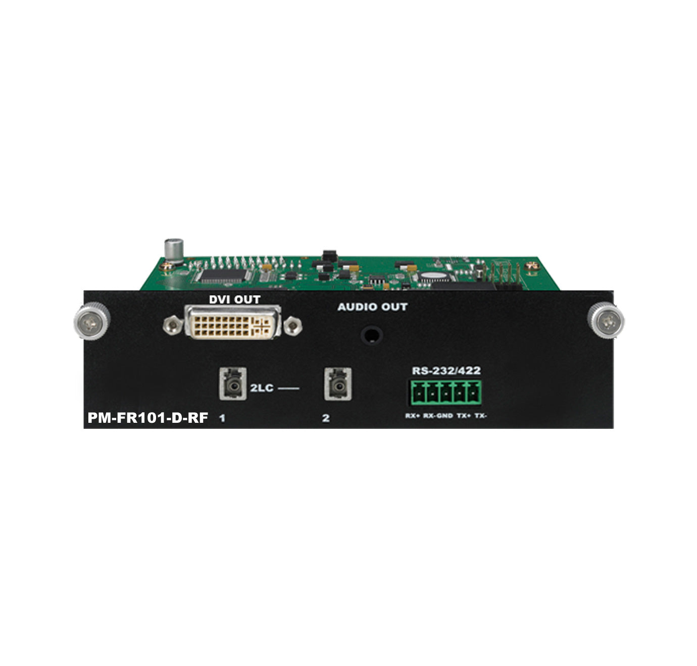 DVI over 2LC Fiber Optic Receiver