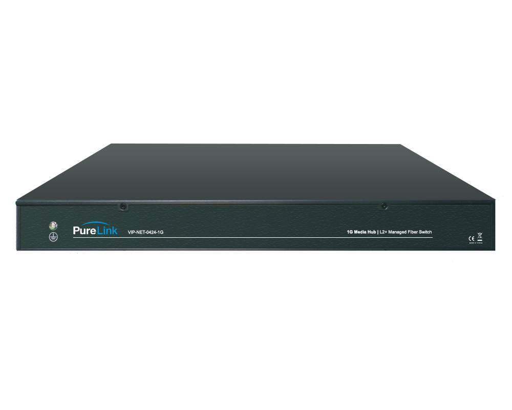 24-Port Fiber 1G L2+ AV Network Switch with 4× 10G SFP+