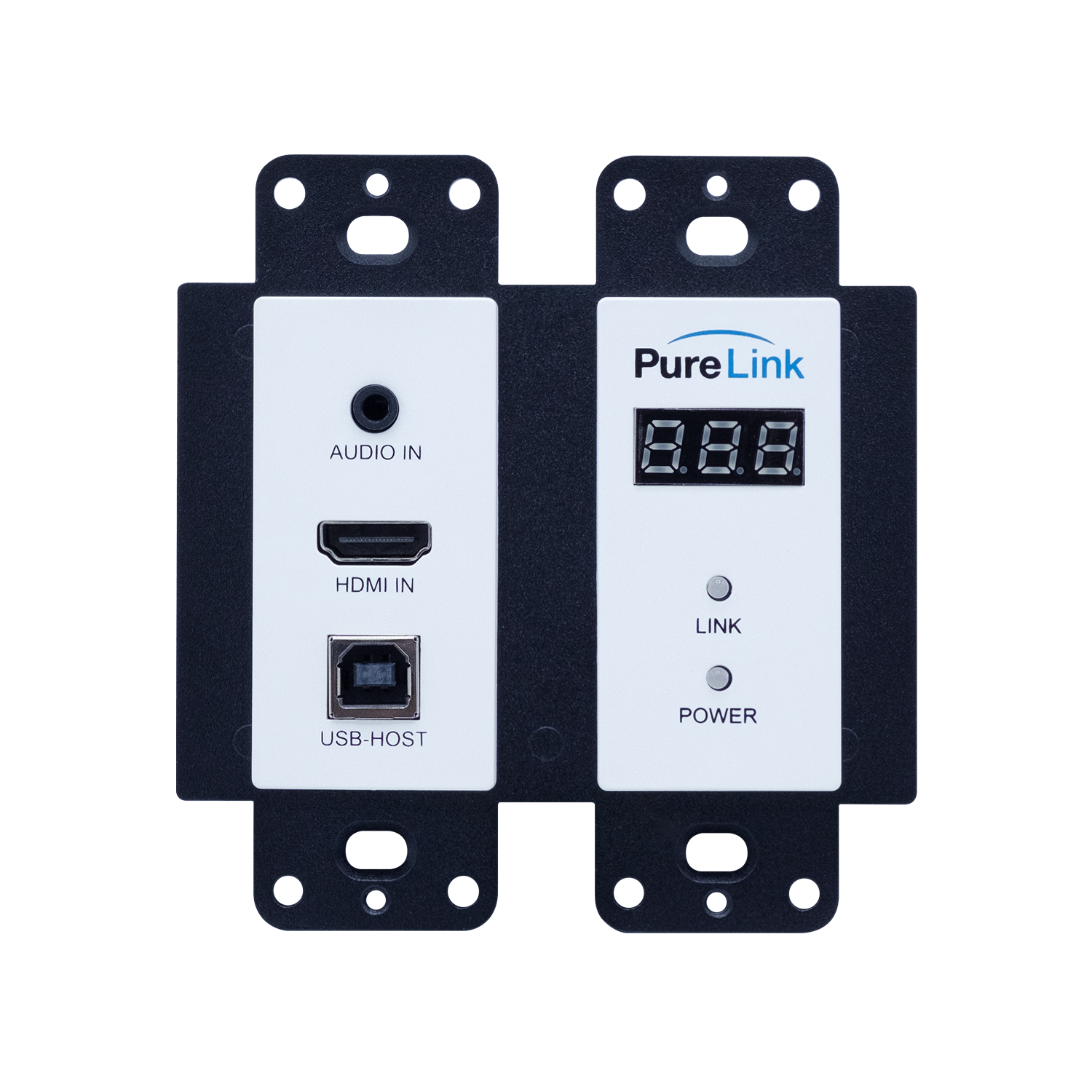4K60 HDMI & USB/KM 2-Gang In-Wall AV over IP Encoder