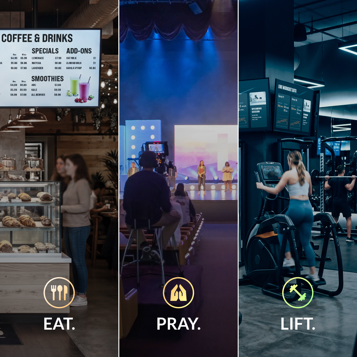 PushGo Telluride – AV over IP Streaming System for Restaurants, Worship Spaces, and Fitness Centers