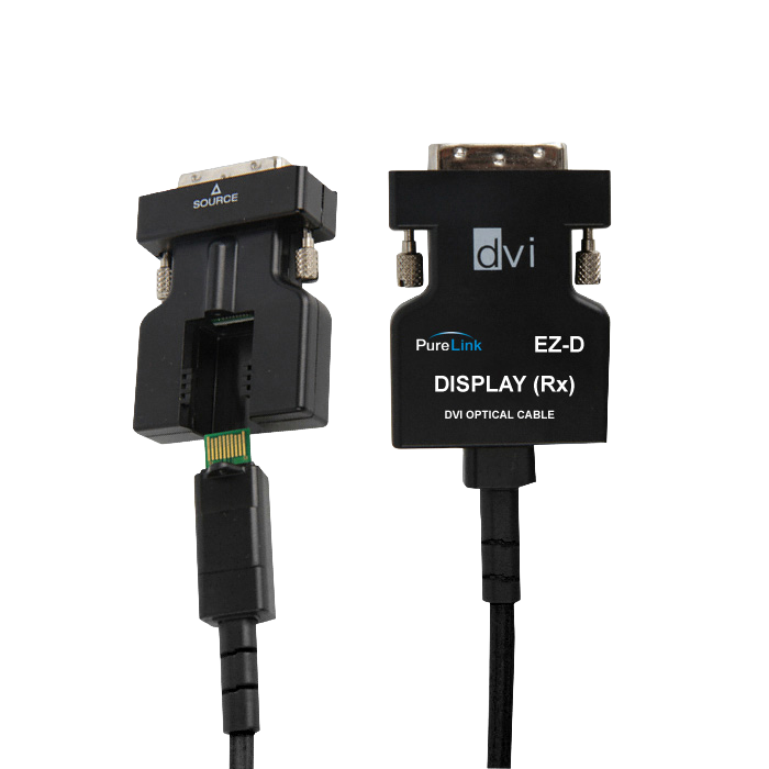 EZ DVI over Detachable Fiber Cable