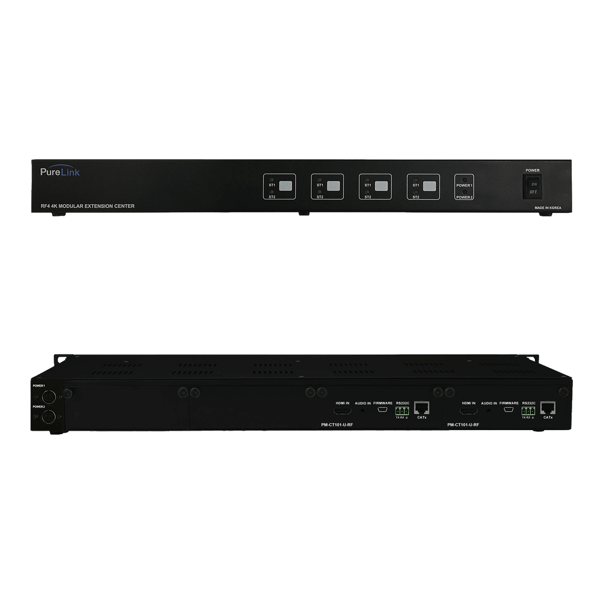 Rack Mountable 1RU Frame for RF Ultra HD Extenders