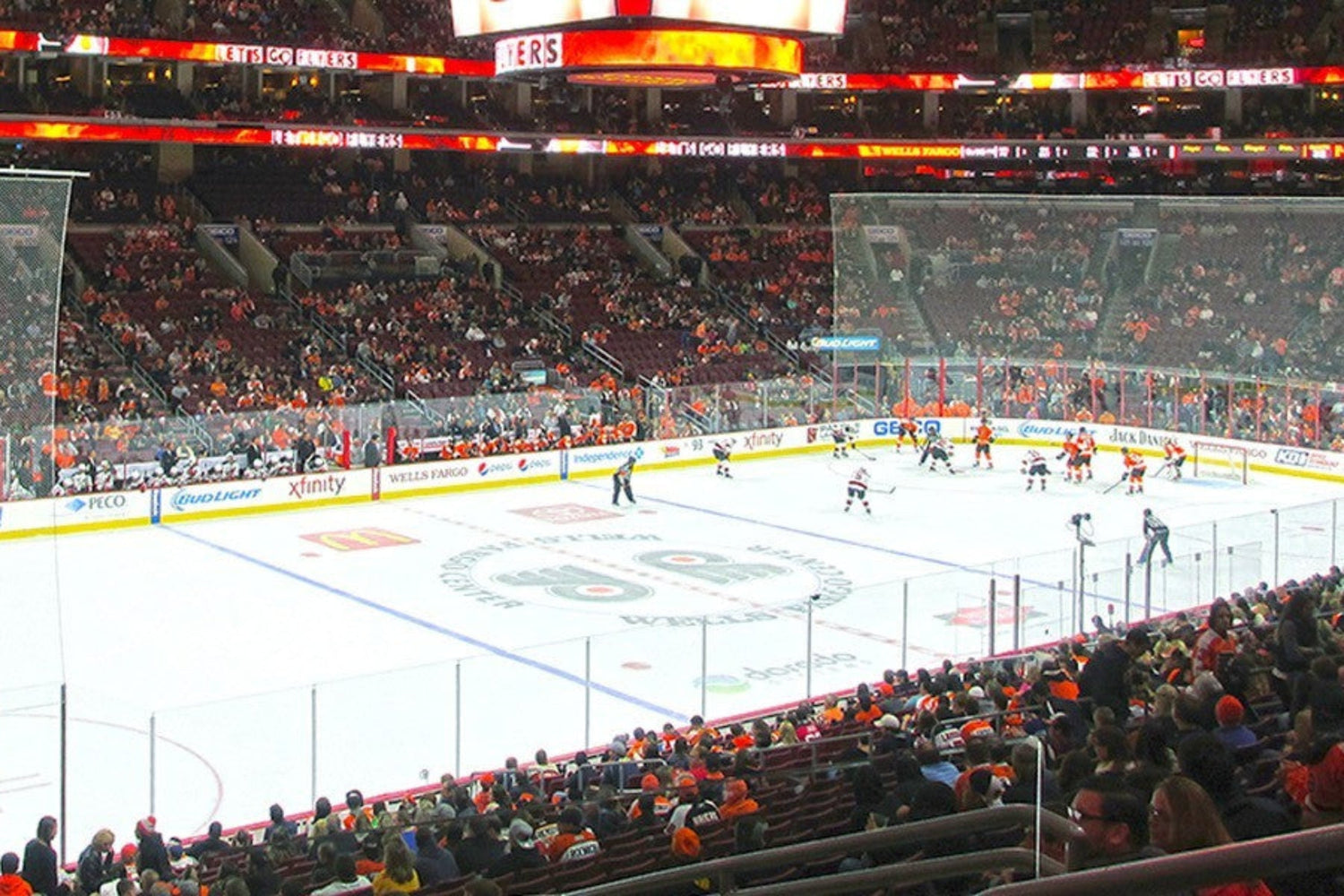 On-Ice Video Distribution at Wells Fargo Center