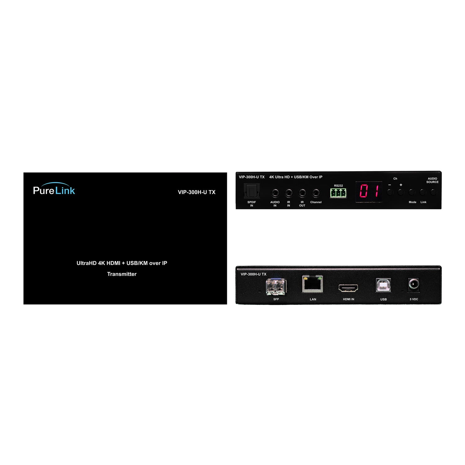 Ultra HD 4K HDMI & USB/KM over IP CAT/Fiber Extension System
