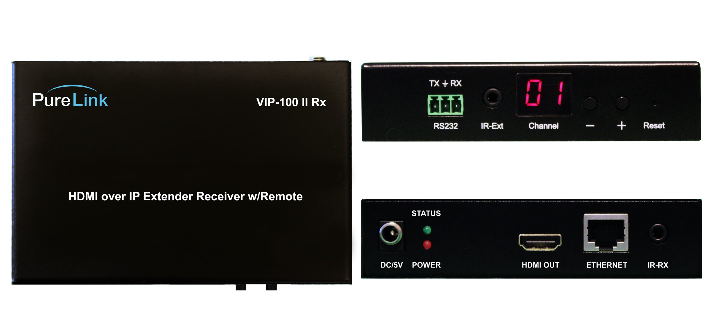 Full HD 1080P HDMI over IP Extension System – Wallplate TX