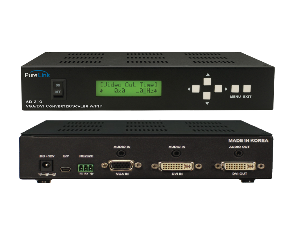 VGA/DVI to DVI Format Converter with Scaling - Full HD