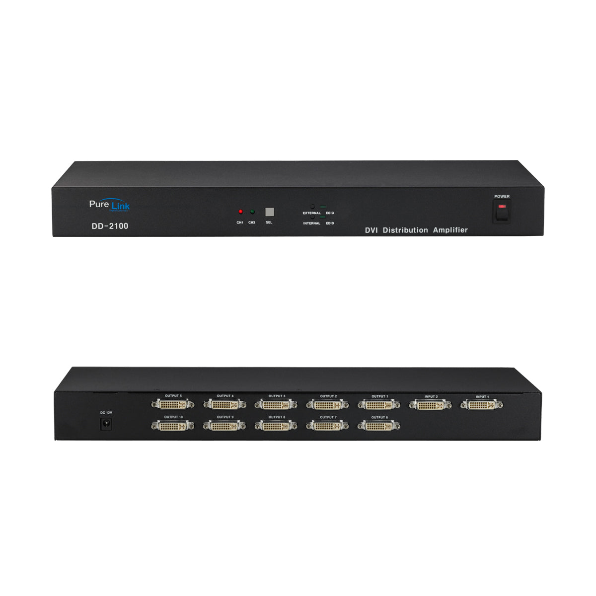 2×10 DVI Distribution Amplifier