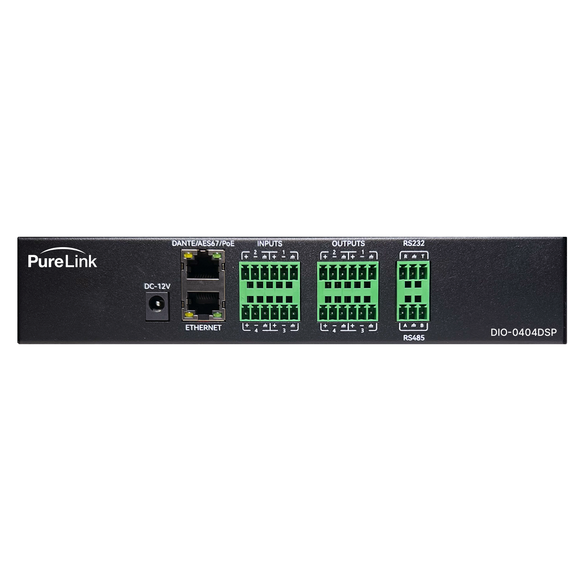 Dante 4 Input 4 Output Interface with DSP