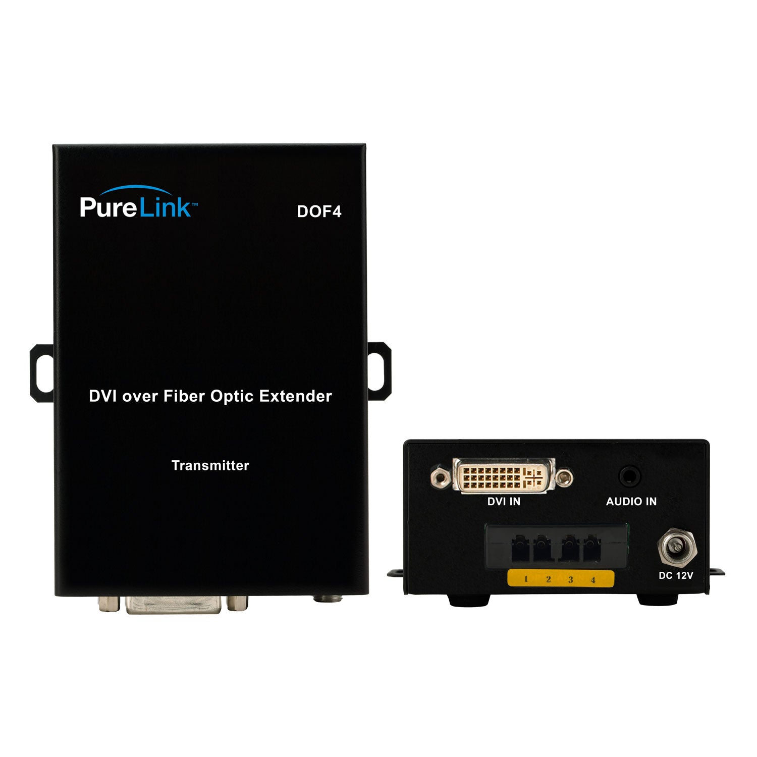 DVI to 4LC Fiber Extender - Transmitter