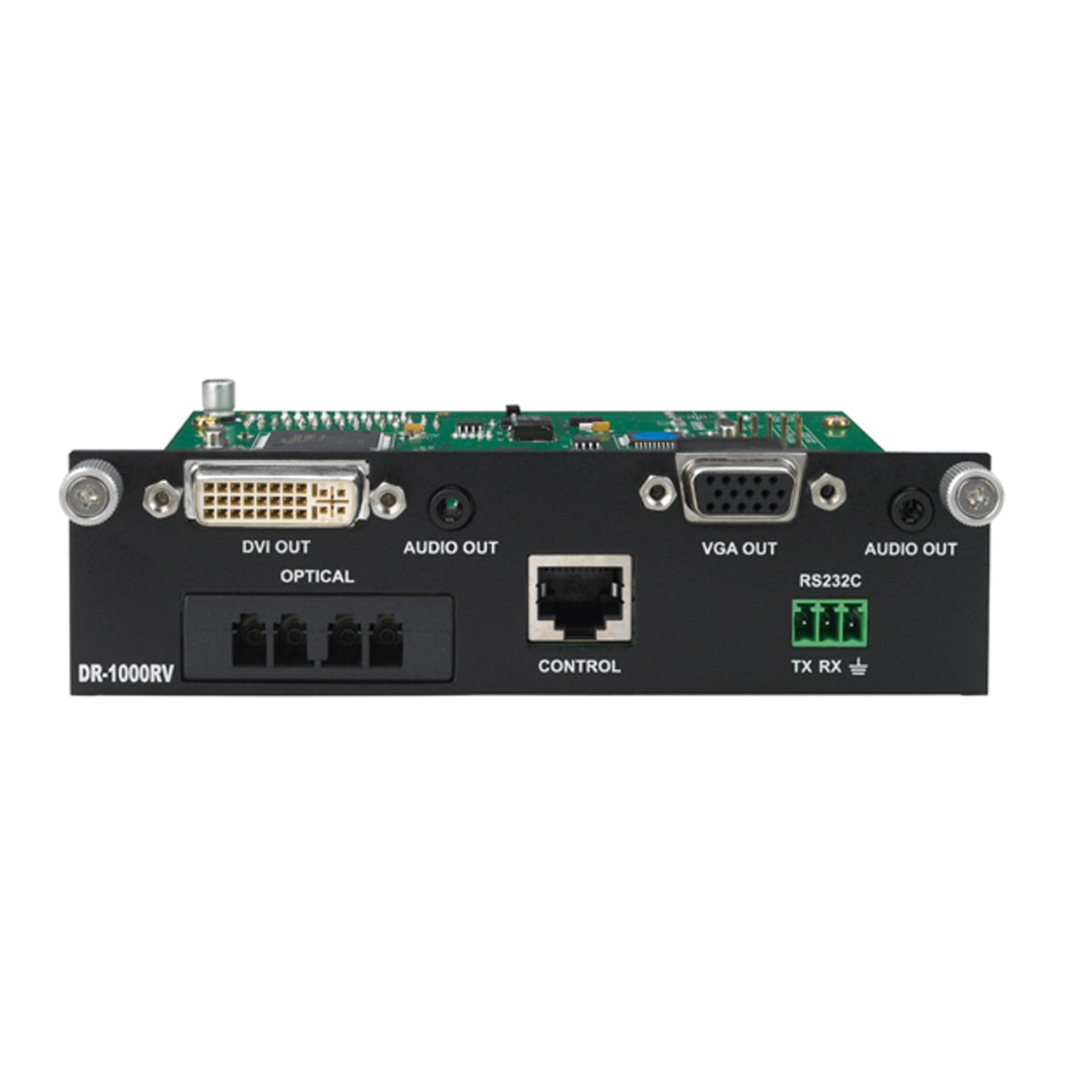4 LC Fiber + (1) CATx to DVI/VGA Receiver for RF6 Extension Center
