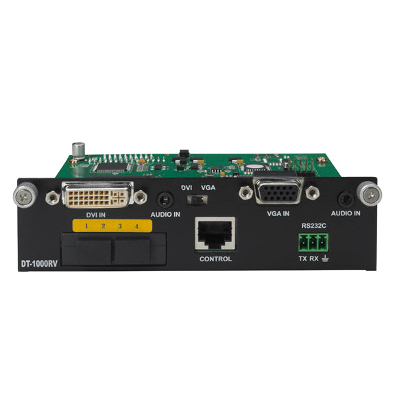DVI/VGA to 4LC Fiber Transmitter for RF6 Extension Center - Full HD
