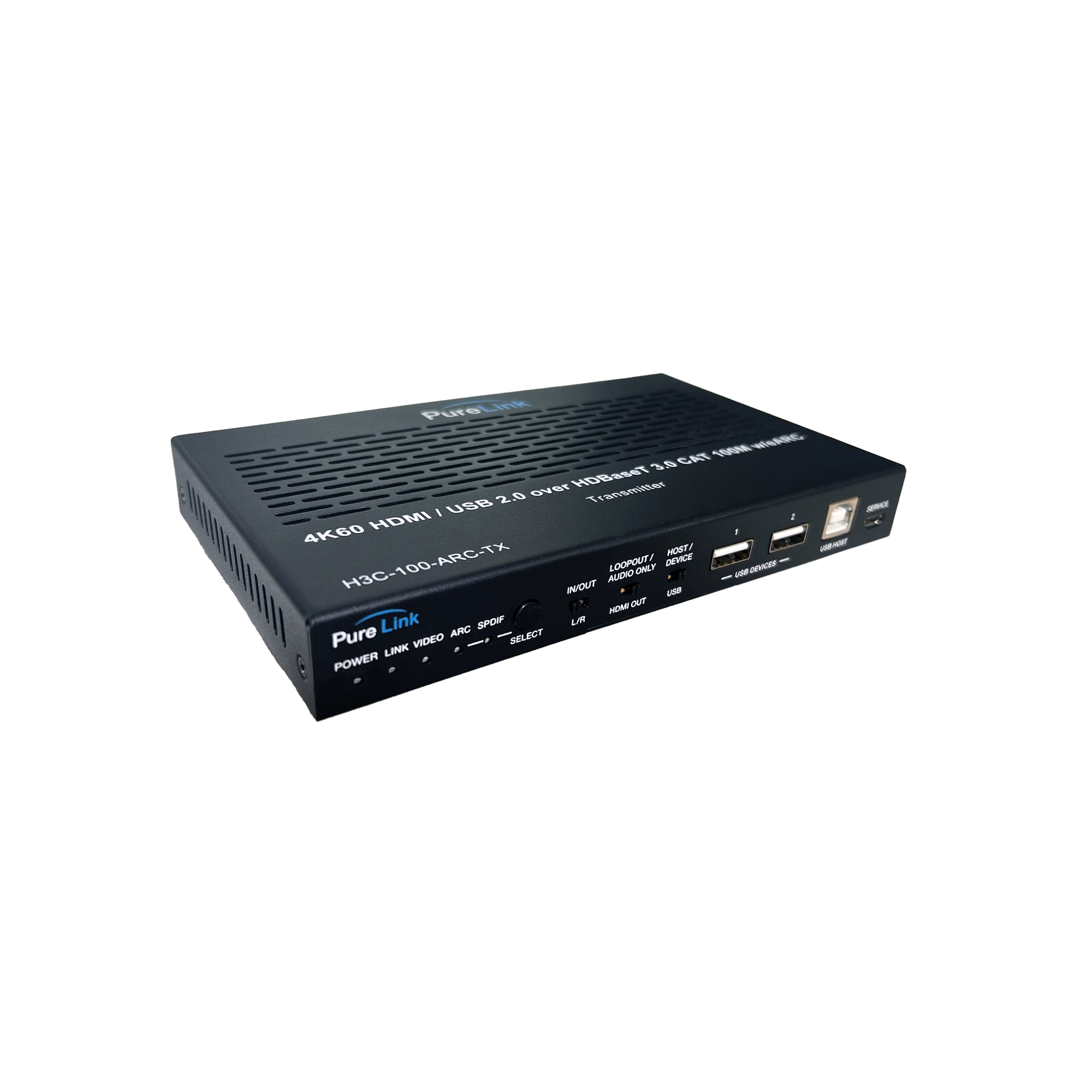 HDBaseT 3.0 Transmitter / Receiver 4K60 HDR10+ 328 ft Extender with, ARC, Audio Insert / Extract
