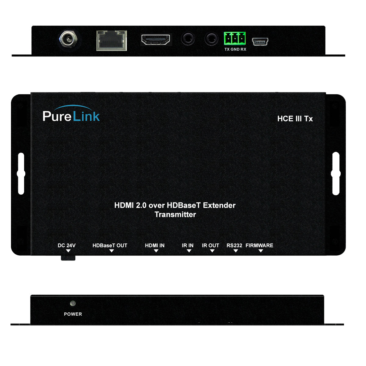 4K HDMI over HDBaseT Extension System with Control & Bi-Directional PoC