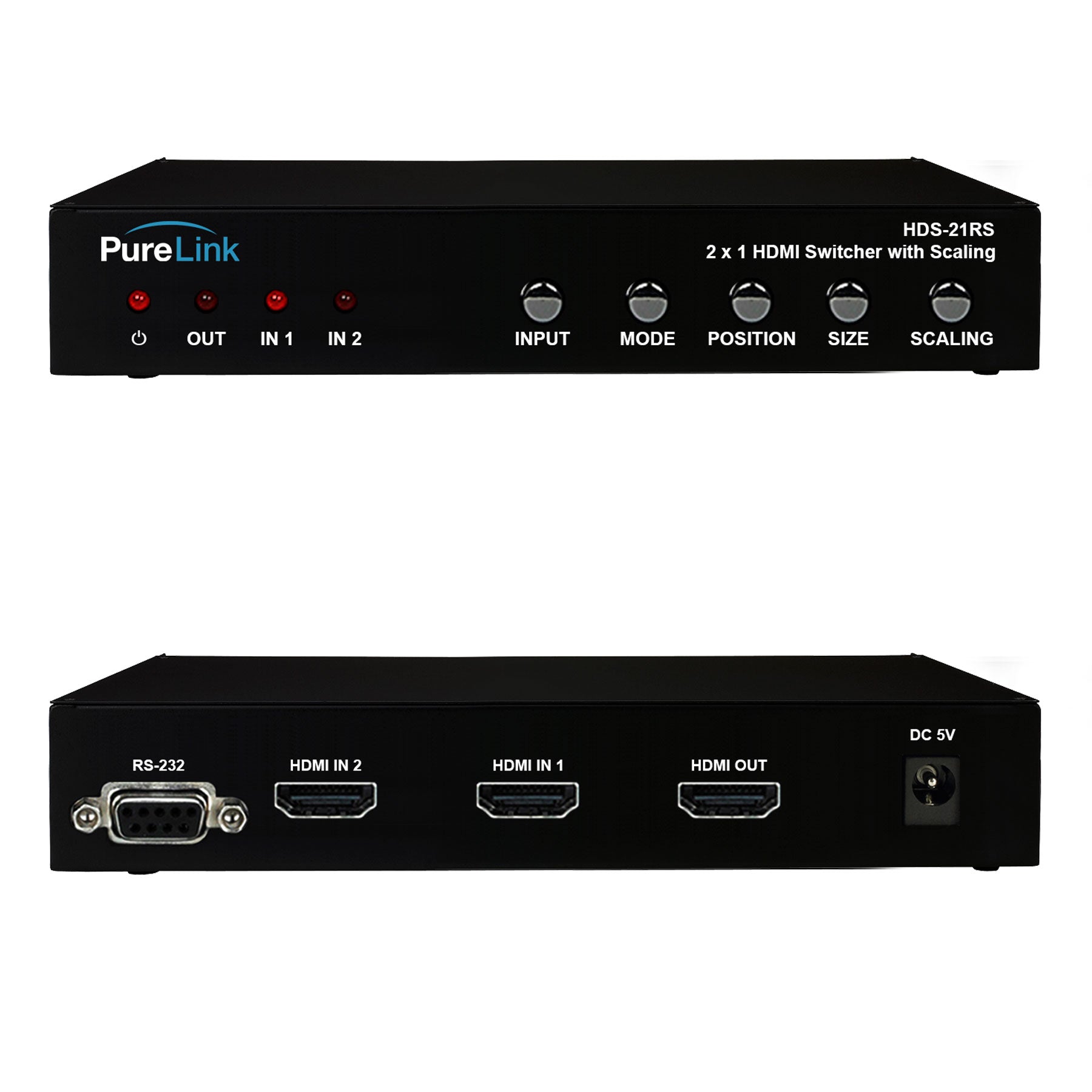 2×1 HDMI Switcher with Scaling