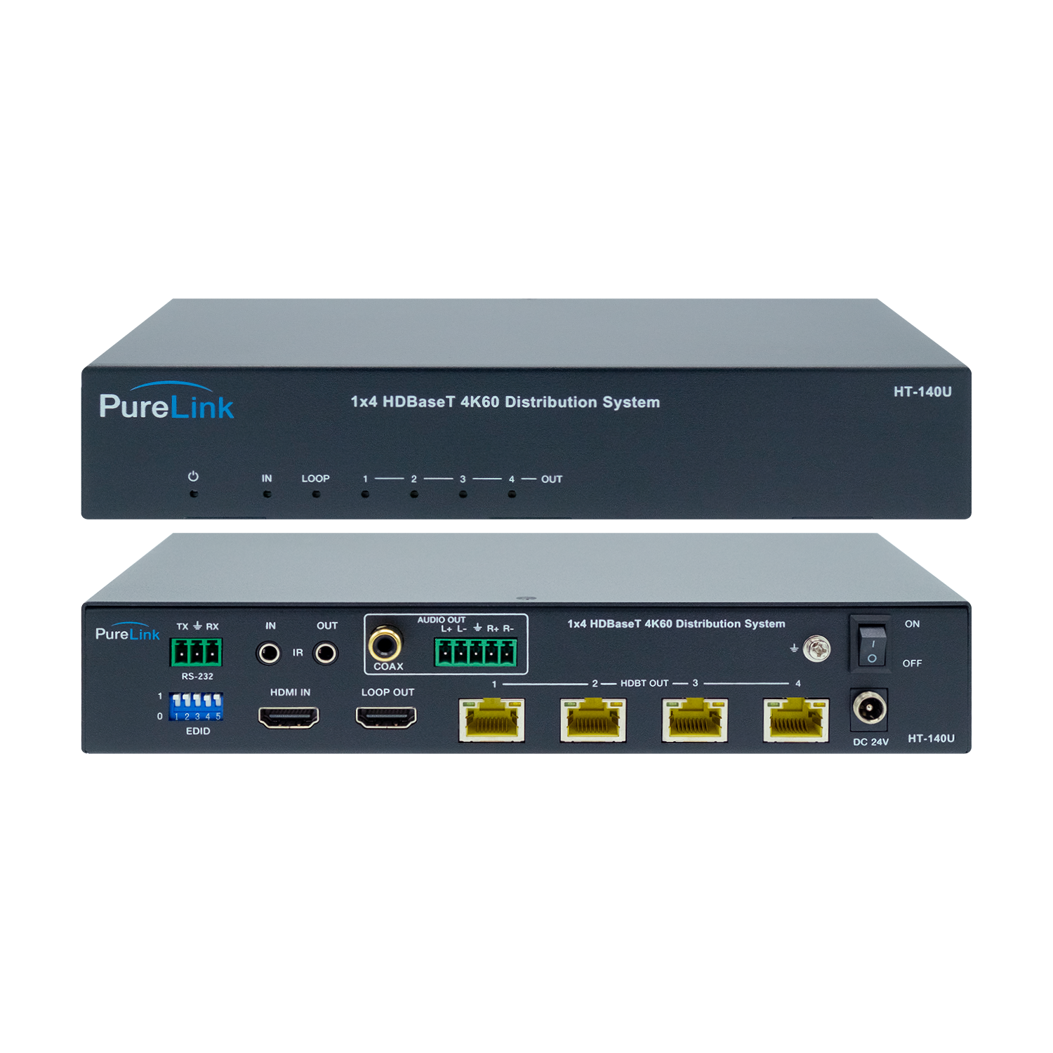4K60 1×4 HDBaseT Distribution System