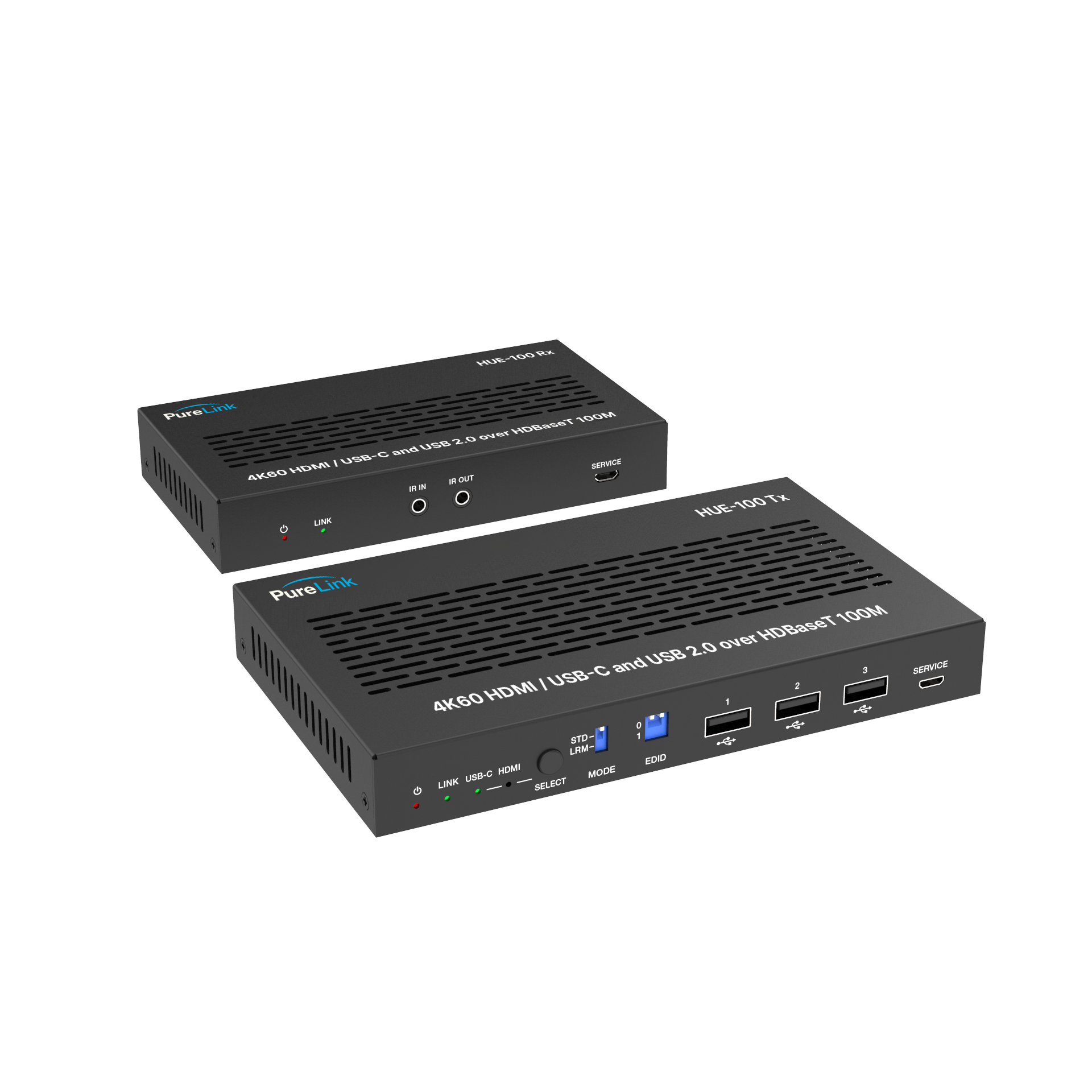 4K HDMI & USB-C Over HDBaseT 3.0 100m Extension System with Bi-Directional PoC