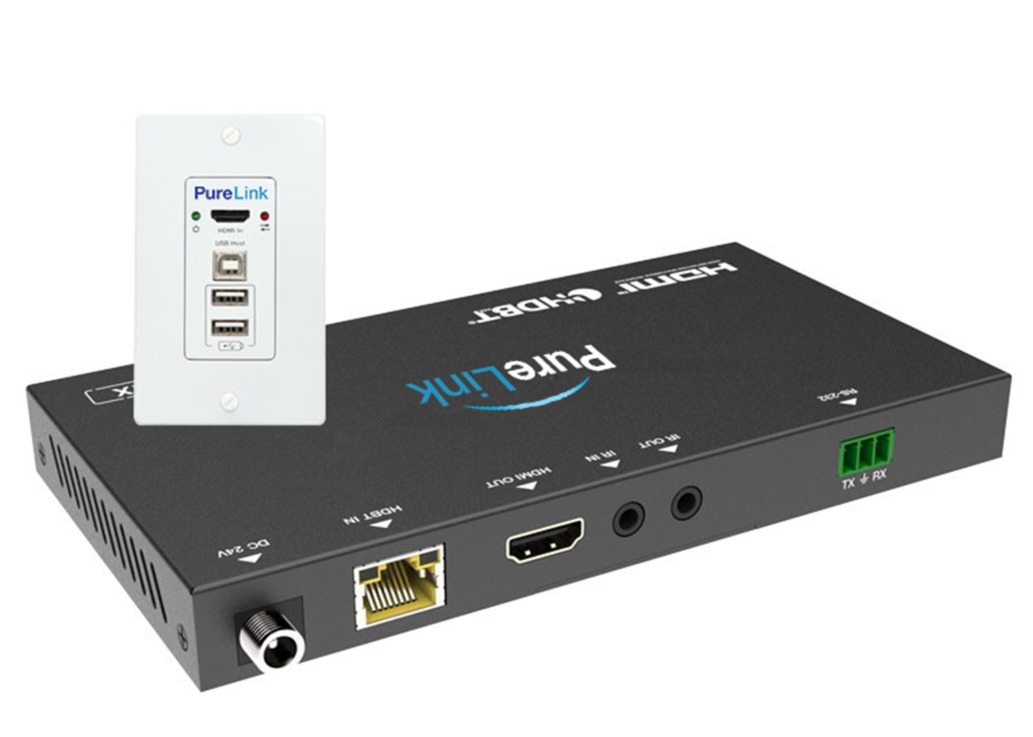 4K and USB 2.0 Wall Plate Extender Switching System
