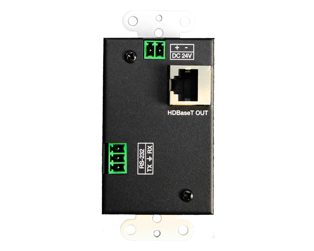 4K HDMI & USB 2.0 over HDBaseT Wall Plate Extender