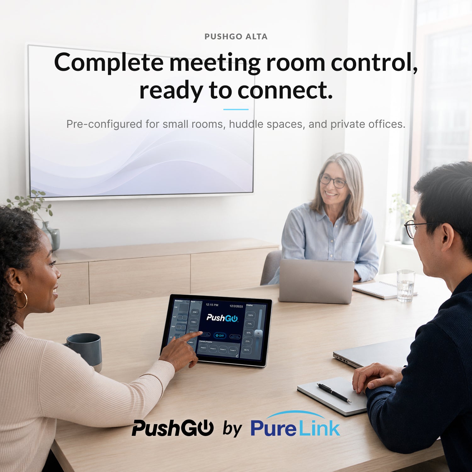 PushGo Alta – Plug-and-Play Meeting Space System