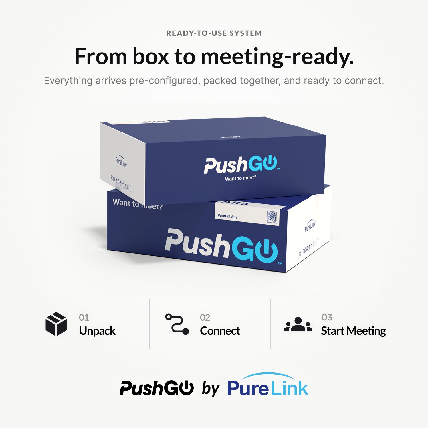 PushGo Alta – Plug-and-Play Meeting Space System