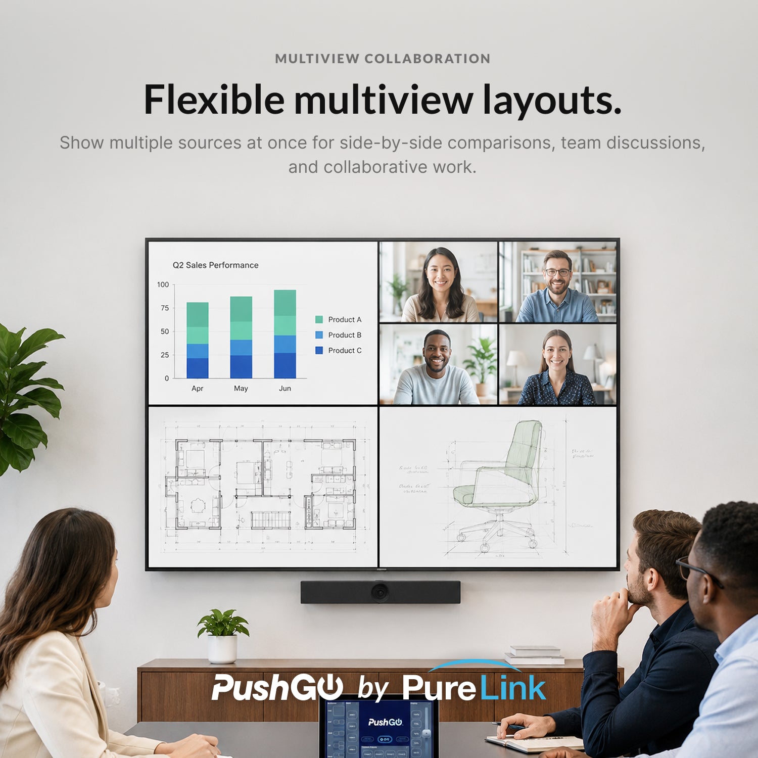 PushGo Alta – Plug-and-Play Meeting Space System