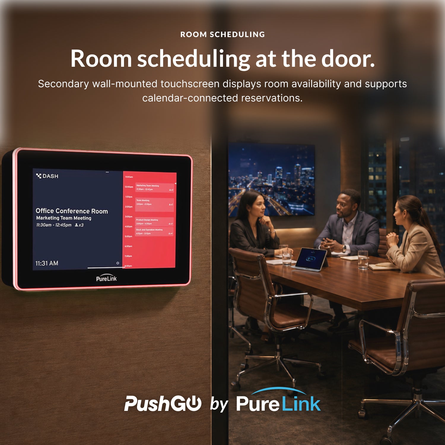 PushGo Stowe – Premium Plug-and-Play Meeting System