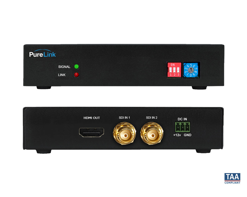 12G-SDI to HDMI 2.0 Extender – Transmitter