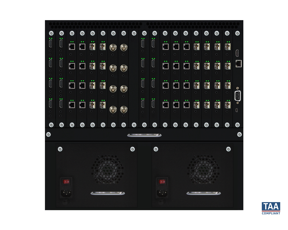 36×36 Media Axis™ Matrix Switcher Frame