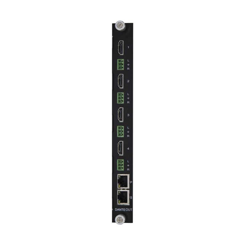 4K60 Dante Audio with HDMI 2.0 Output Card for Media Axis™