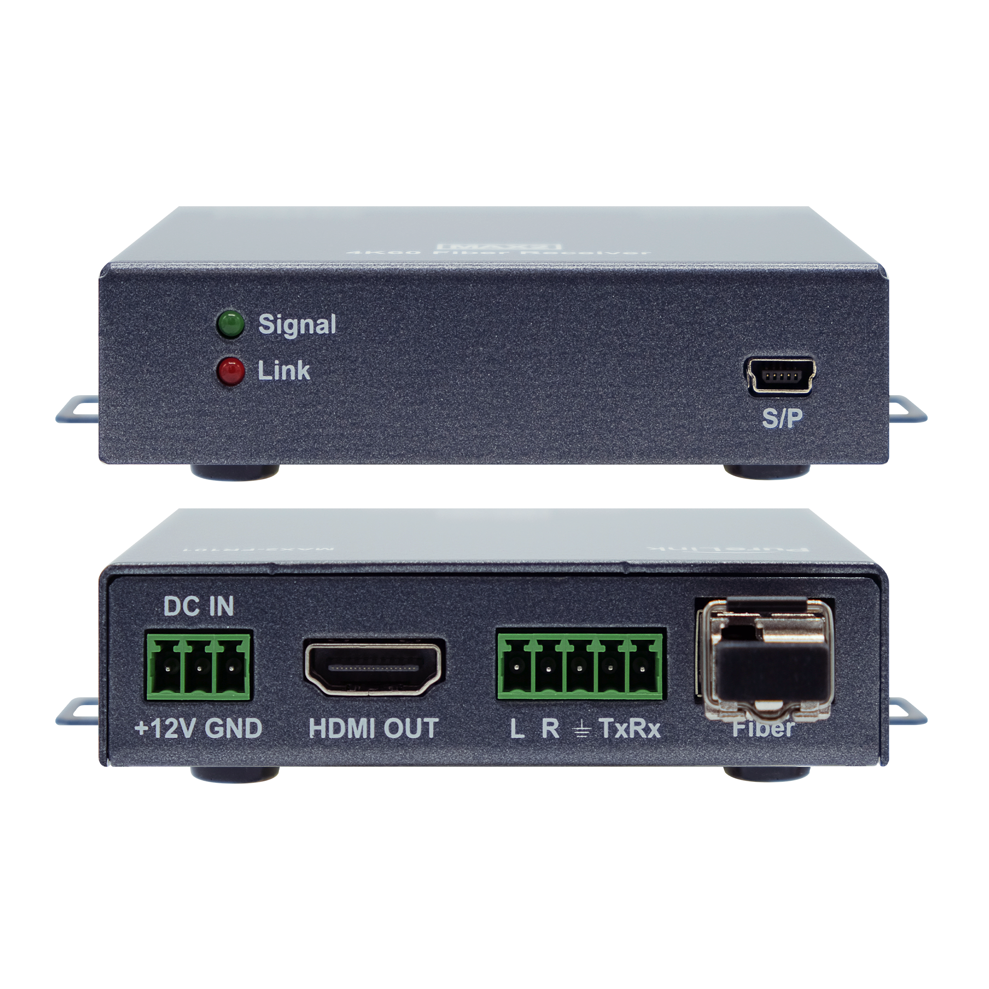 4K60 Fiber to HDMI™ Receiver for Media Axis™ 2