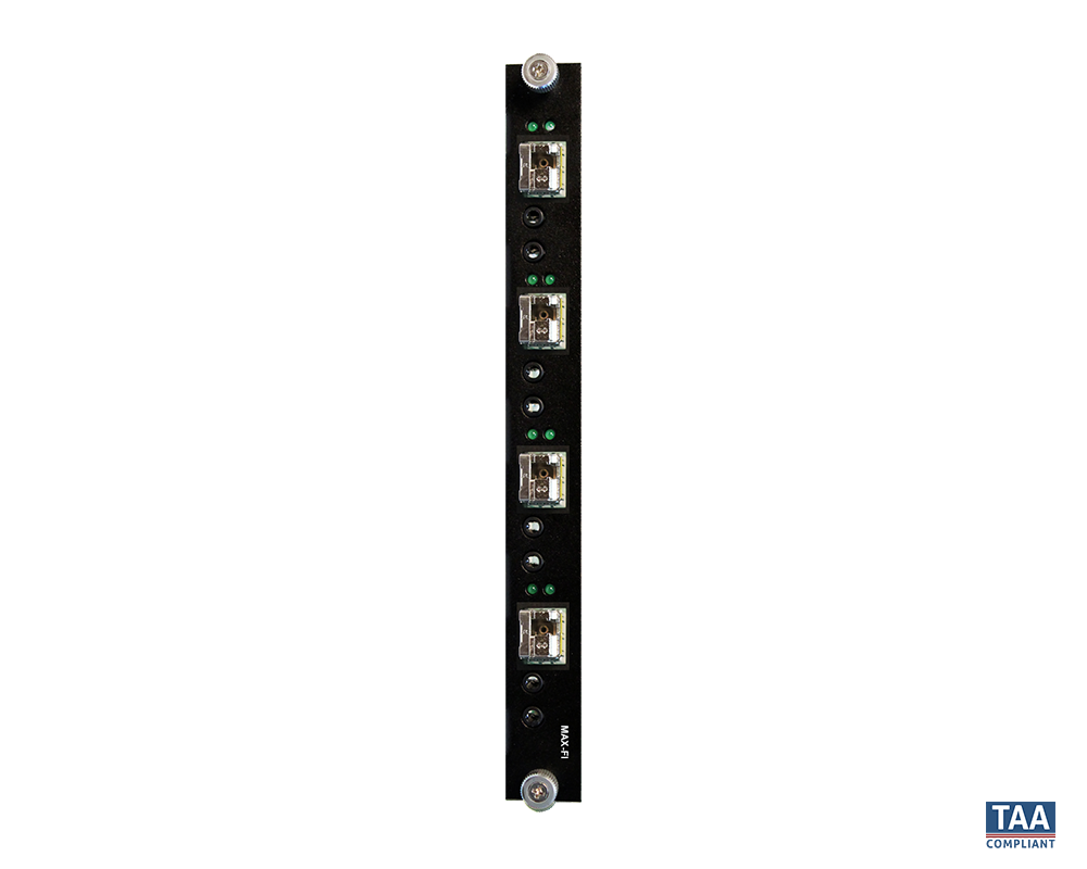 4K60 1LC Fiber Optic Input Card for Media Axis™