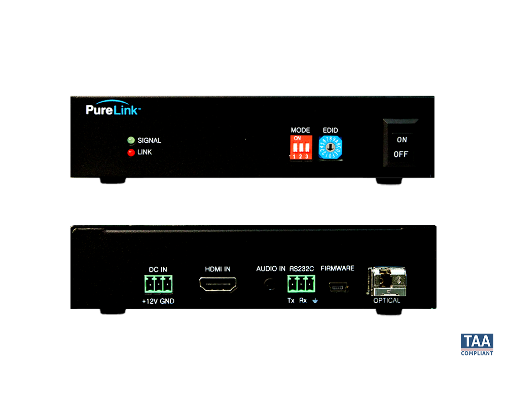 4K60 HDMI 2.0 over Fiber Extender – Transmitter