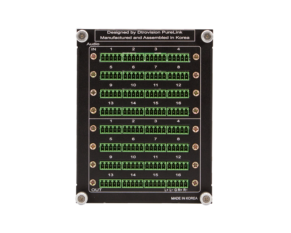 Balanced/Unbalanced Audio Matrix Switching Add-On for PureMedia PM-80X