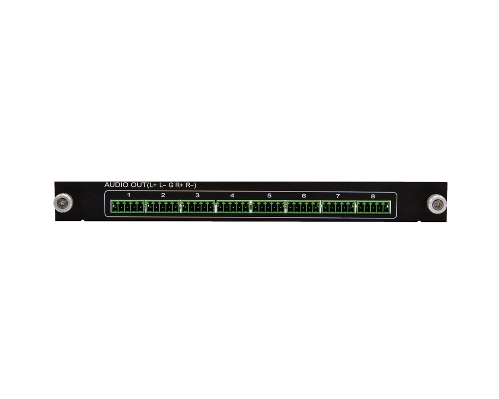 8×8 Balanced/Unbalanced Audio Matrix Switcher for PureMedia PM-8X