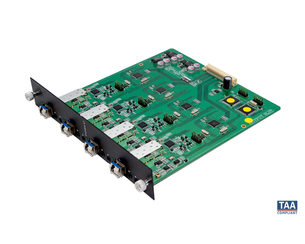 4K 1LC Fiber Optic Output Card for PM Switchers