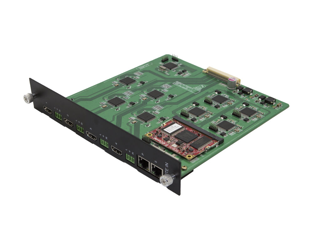 4K Dante Audio with HDMI Input Card for PM Switchers