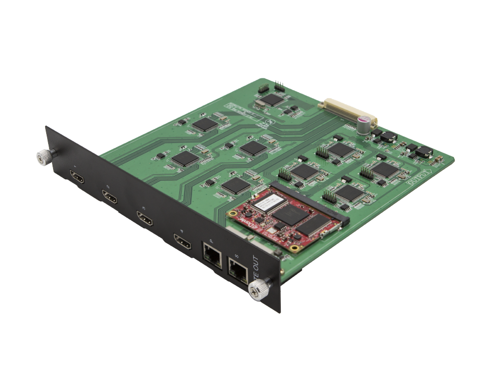 4K Dante Audio with HDMI Output Card for PM Switchers