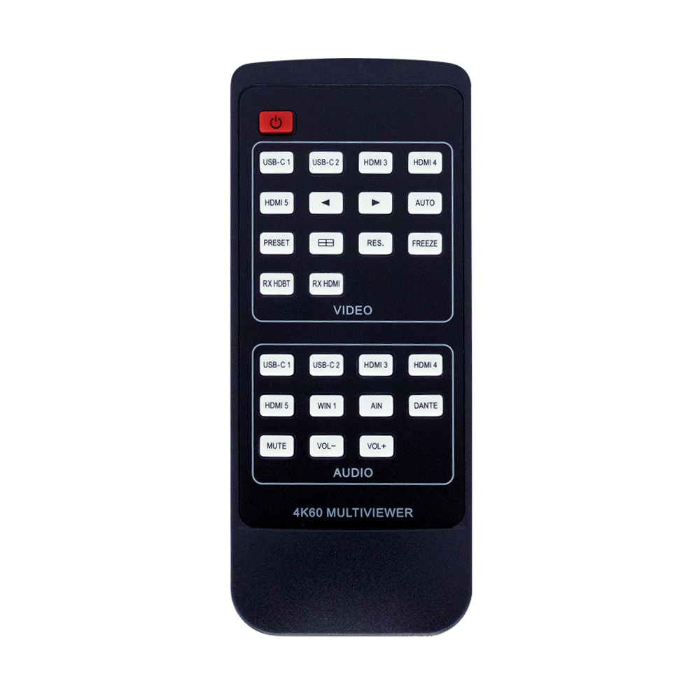 6x1 HDMI / USB-C 4K60 Seamless Presentation Switcher with Dante