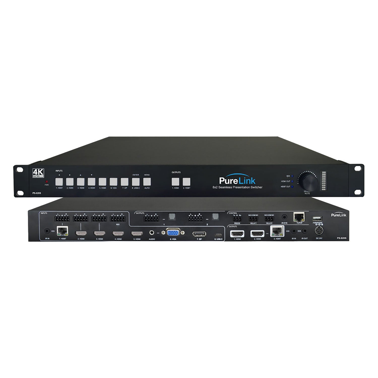 8×2 4K60 Seamless Presentation Switcher