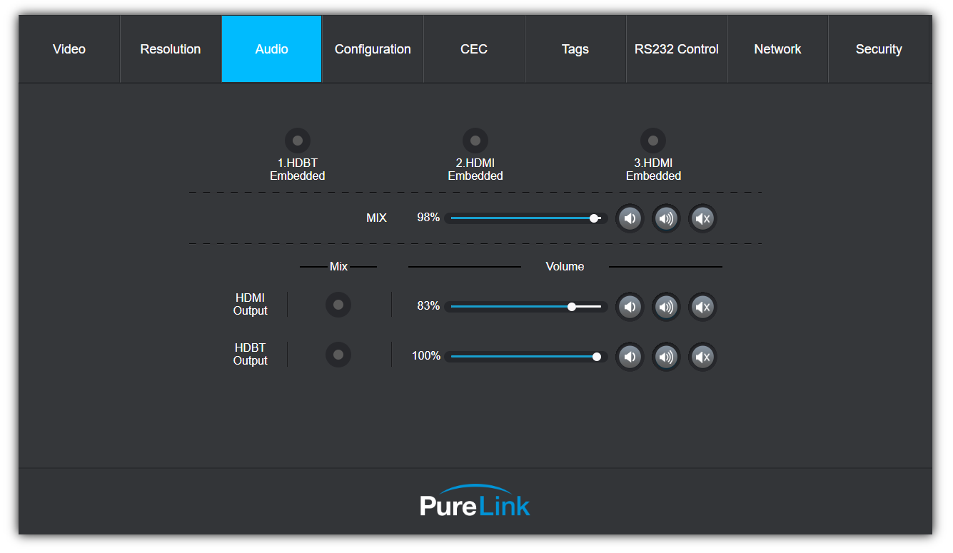 8×2 4K60 Seamless Presentation Switcher