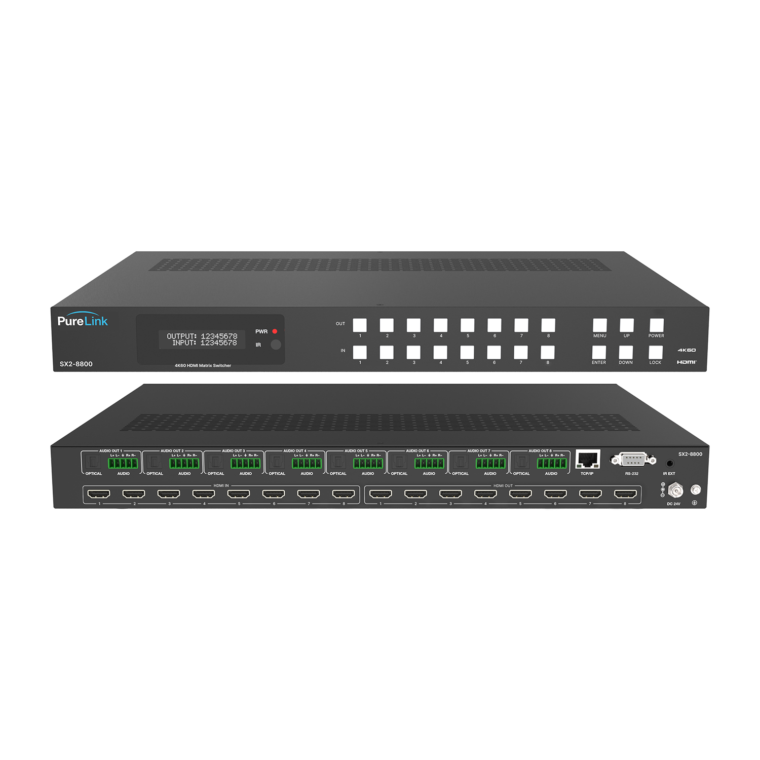 8×8 HDMI 2.0b Matrix Switcher