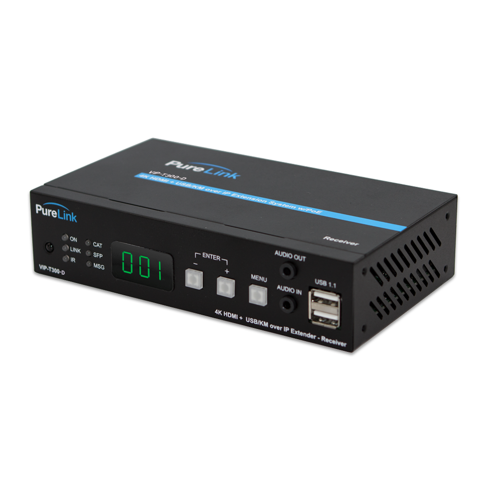 4K HDMI & USB/KVM over IP Decoder