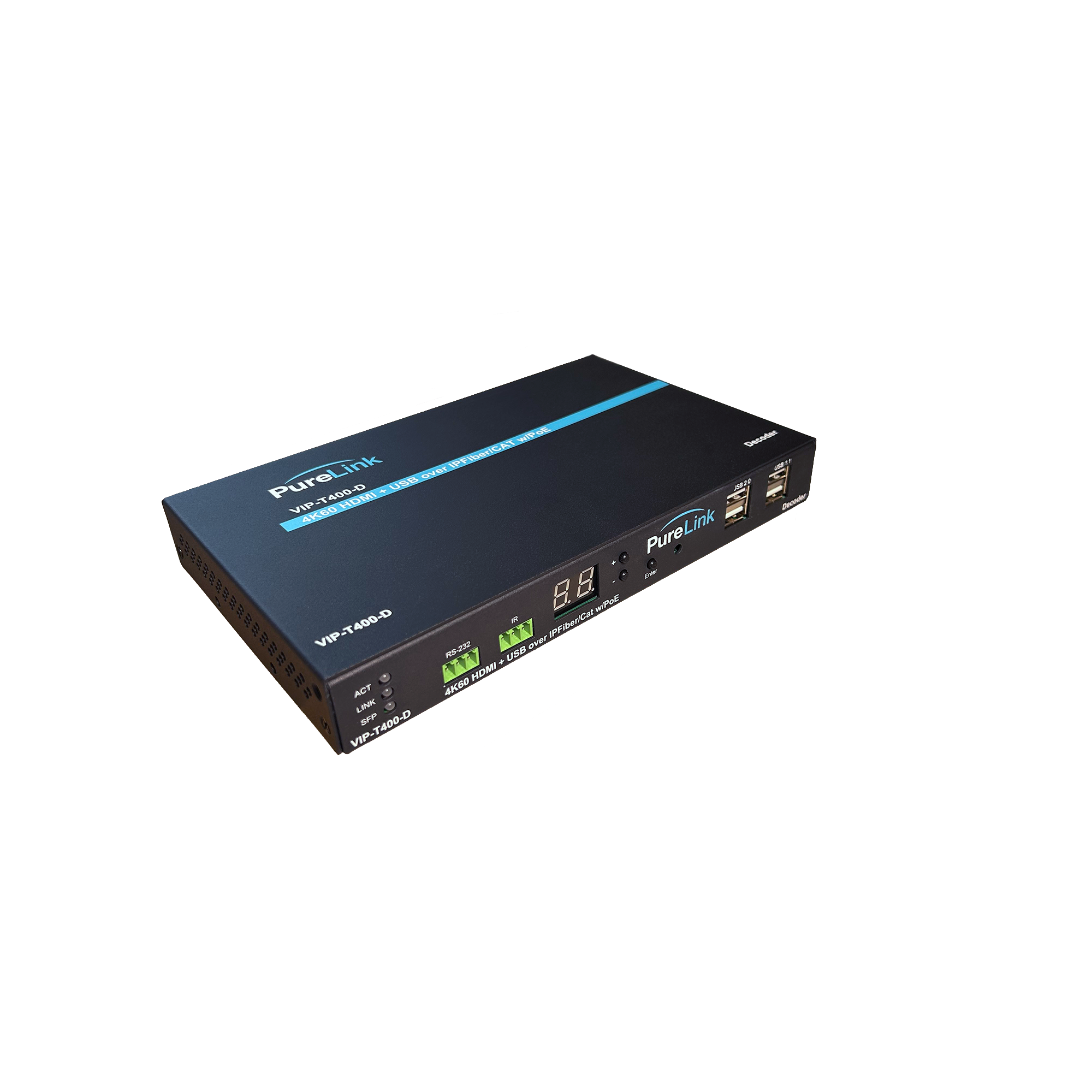 4K60 HDMI & USB/KM AV over IP Decoder