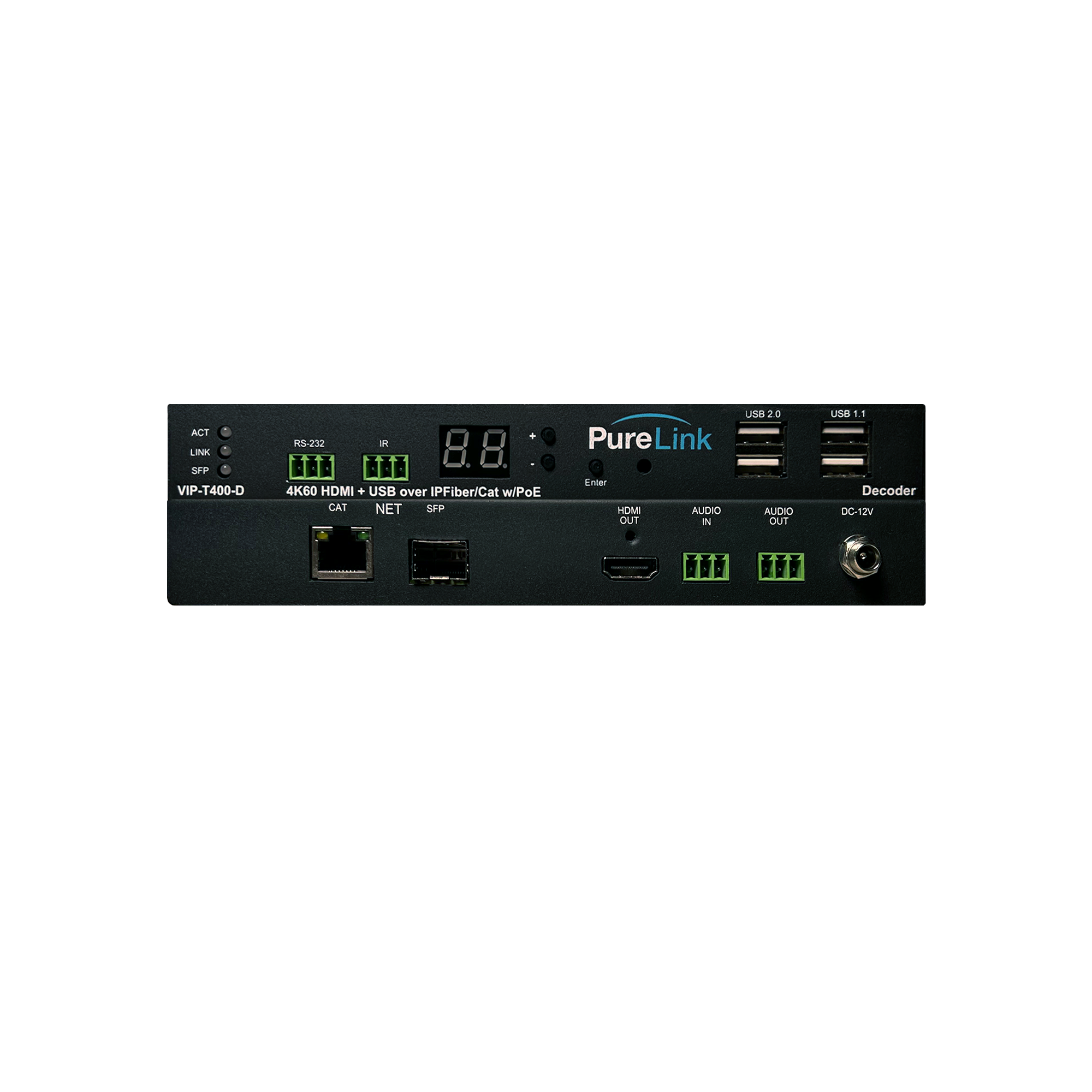 AV over IP Extender Solution - 4K60 HDMI & USB/KM CAT and Fiber